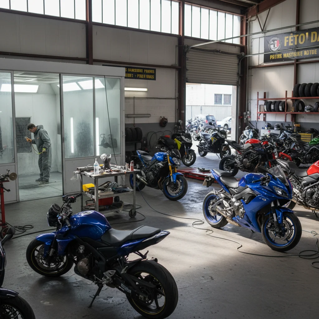 Garage Carrosserie Moto &middot; image &agrave; la une