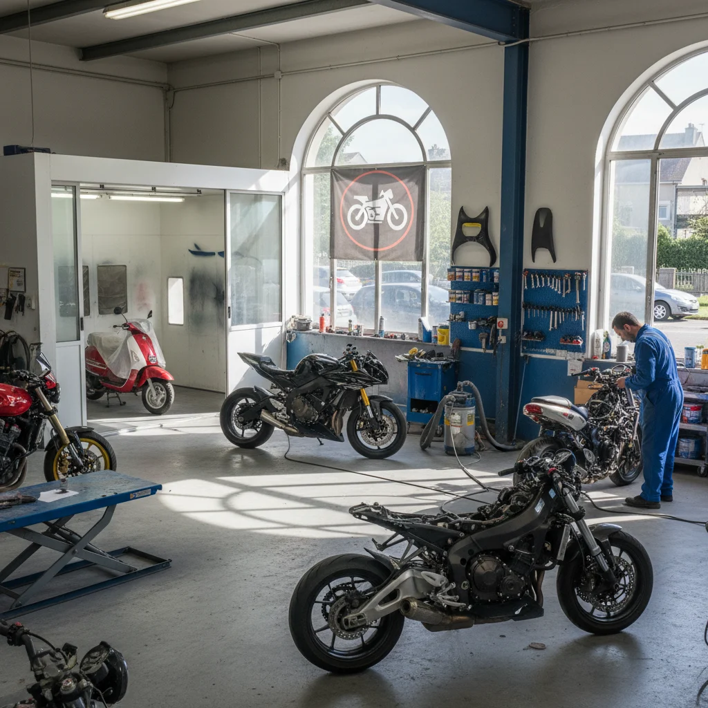 Garage Carrosserie Moto &middot; image &agrave; la une
