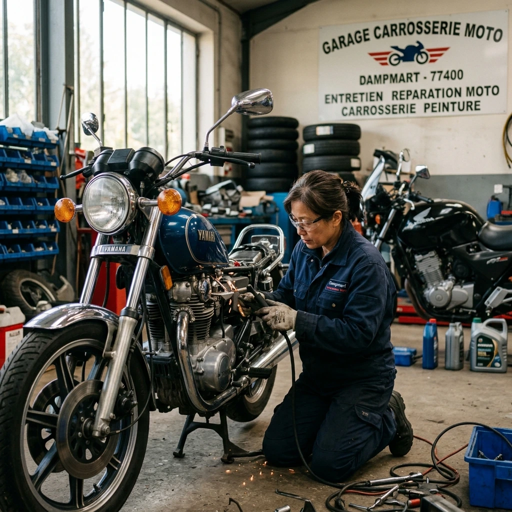 Garage Carrosserie Moto &middot; image &agrave; la une