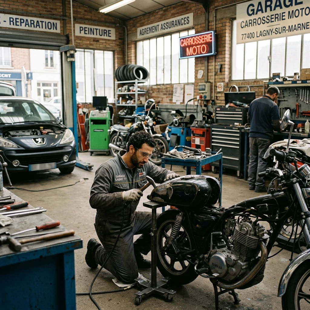 Garage Carrosserie Moto &middot; image &agrave; la une
