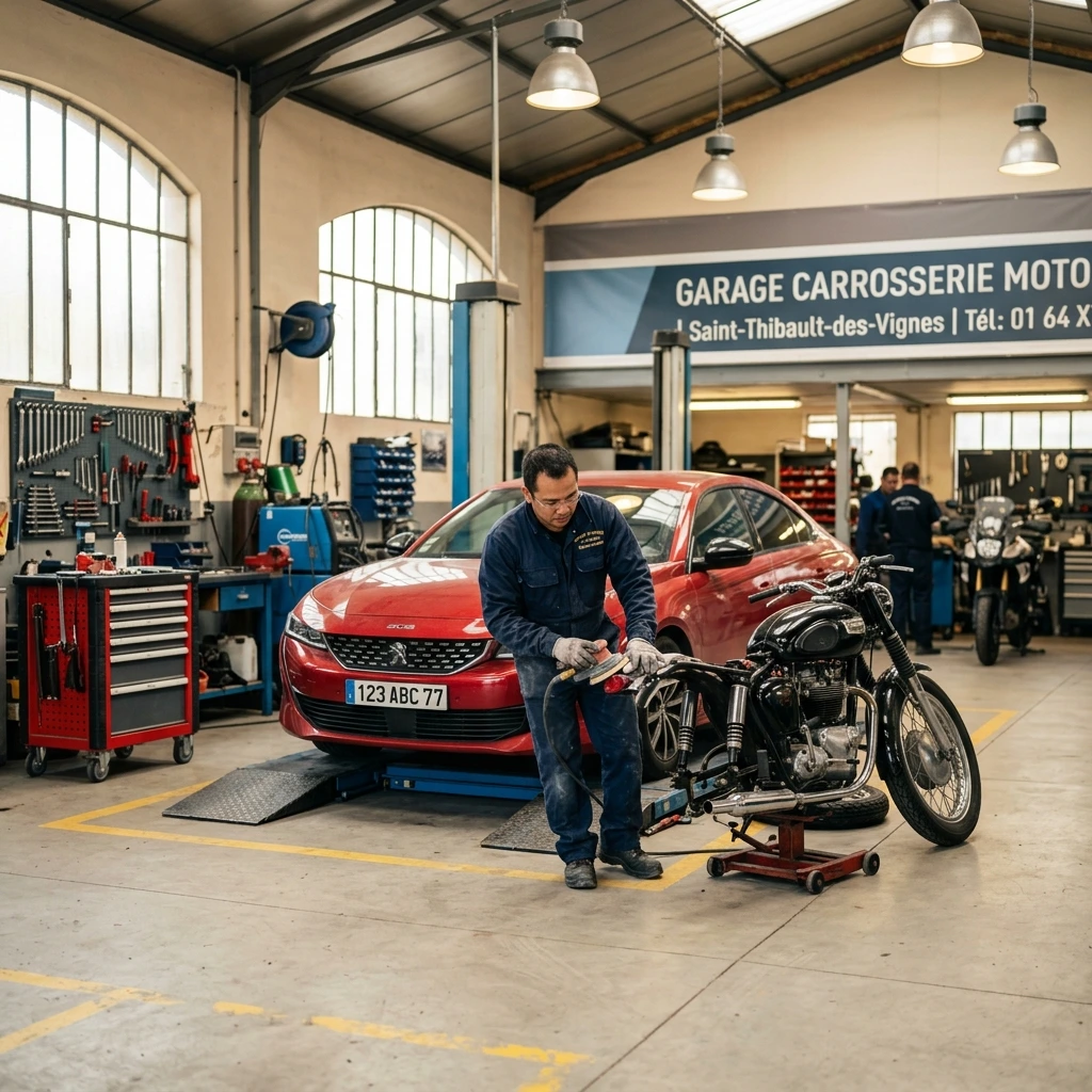 Garage Carrosserie Moto &middot; image &agrave; la une