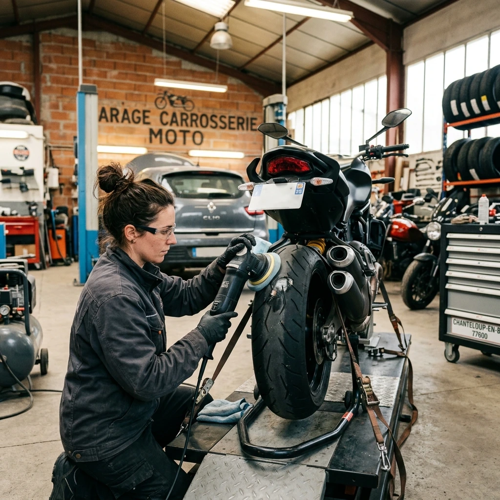 Garage Carrosserie Moto &middot; image &agrave; la une